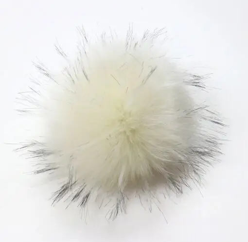 5 шт. оптовая продажа шарик из искусственного меха для волос на Рождество подарки