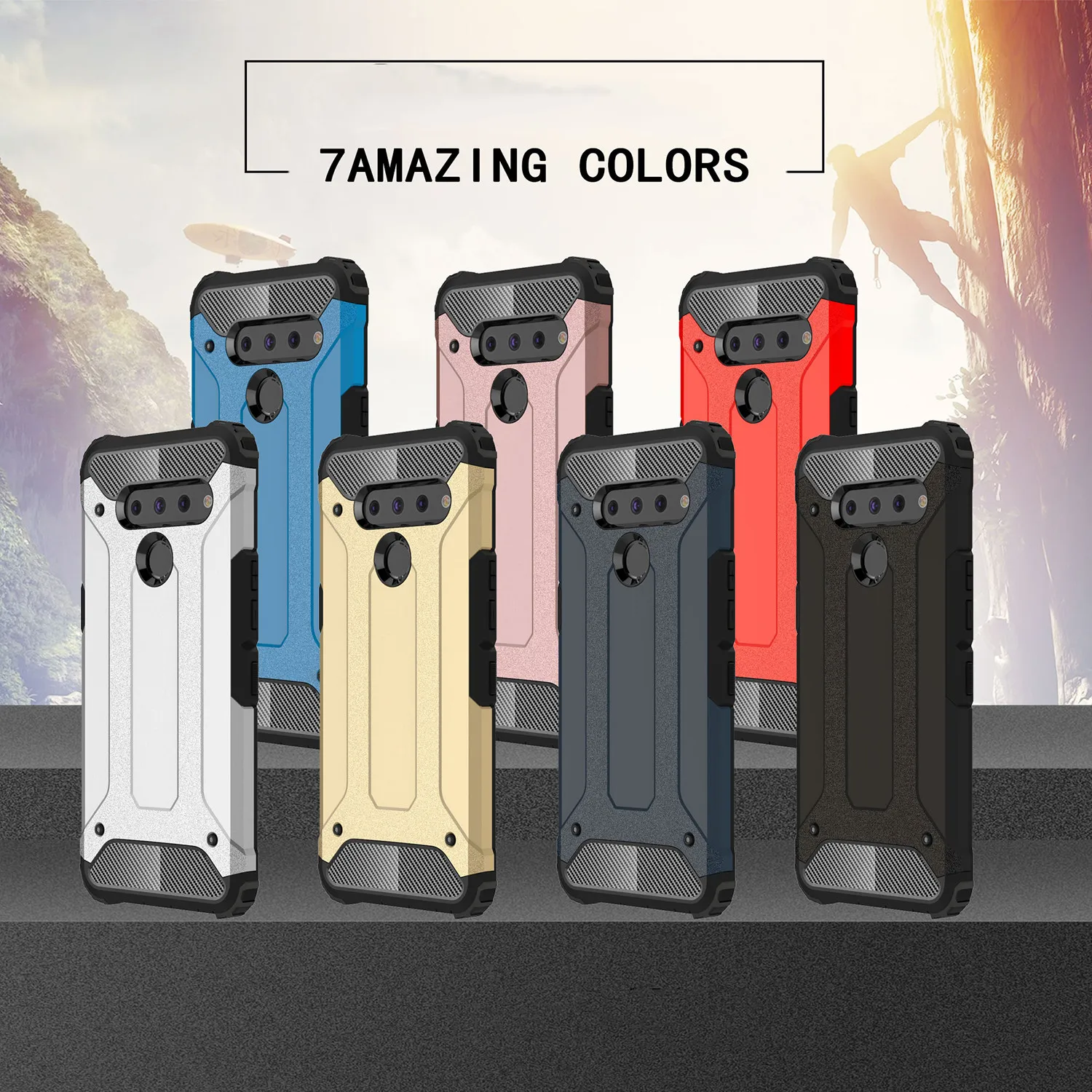 Для Coque LG V50 V40 G8S G8 ThinQ G7 G6 G5 K10 K8 K7 K5 K4 Escape 2 Чехол Тяжелая Броня тонкий жесткий