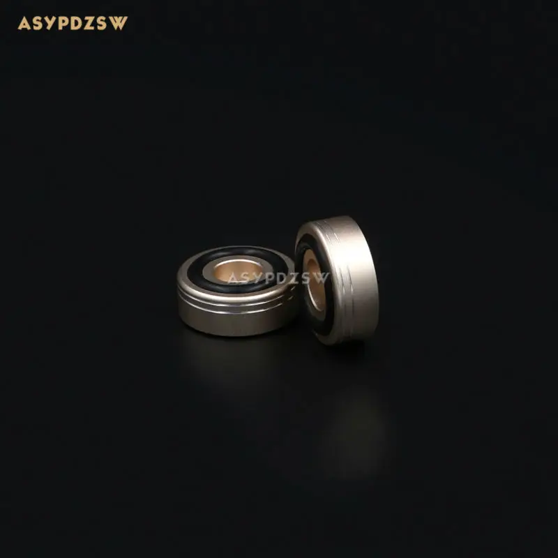 

4PCS 30*12 C Style Sandblasting golden Aluminum amplifier Speaker damping pads Computer machine feet