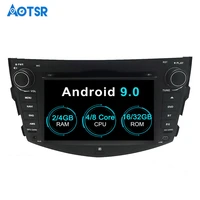 aotsr android 9 0 car gps navigation car dvd player for toyota rav4 2006 2012 multimedia car radio recorder navigation stereo