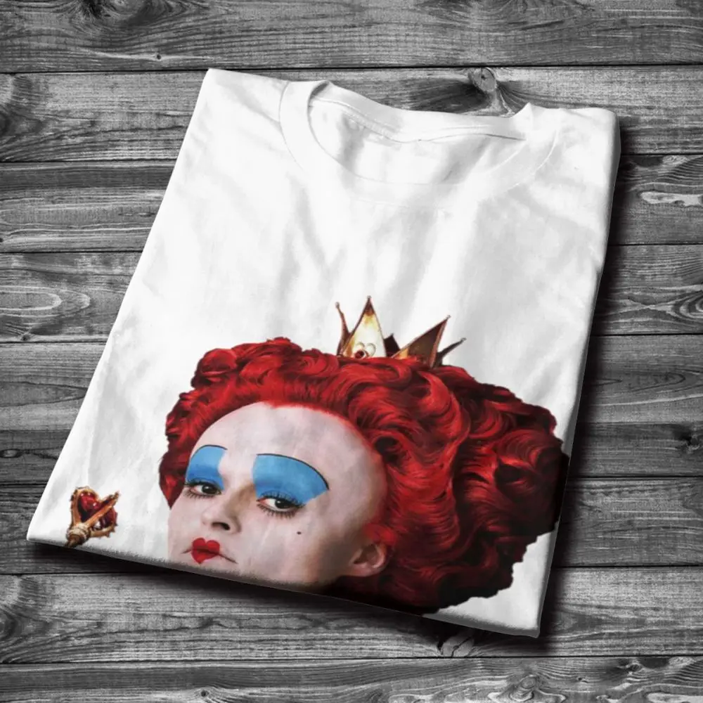 Футболка с надписью Great Queen Of Hearts Red-queen Alice Adventures In Wonderland Мужская Уличная одежда