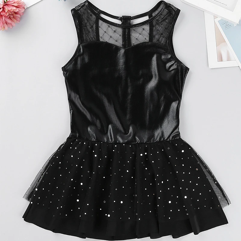 ChicTry/детское балетное платье-пачка с металлической сеткой для подростков