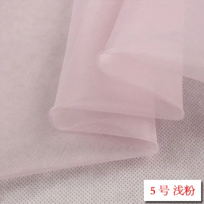 5 light pink 24 цвета 6 момме 110 см шелк ткань органза шелк H1S1O2 - Цвет: 5 light pink