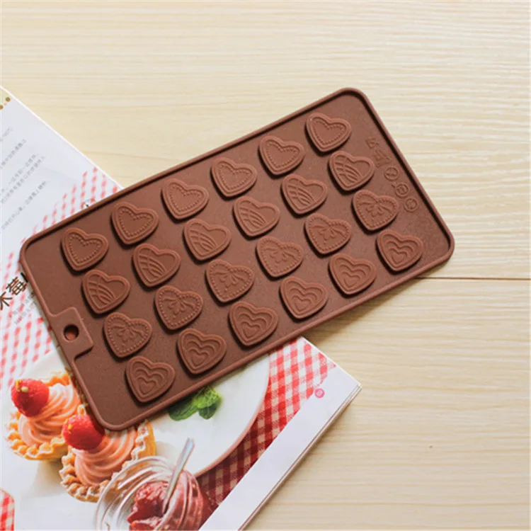 1 шт. специализированные 24 формы сердца серии силиконовые инструменты для тортов