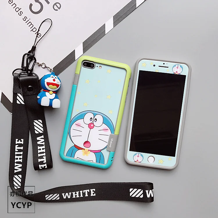 Мягкий бампер для iPhone X/8 plus /7plus и задняя Передняя пленка из закаленного стекла