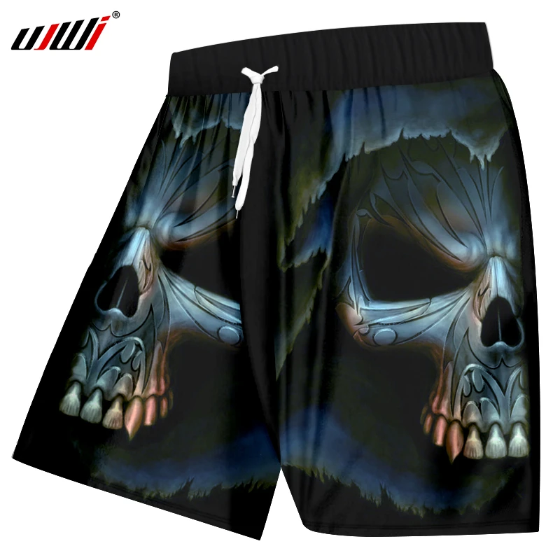 UJWI мужские повседневные шорты с 3d Цифровым принтом Grim Reaper Boardshorts боксеры