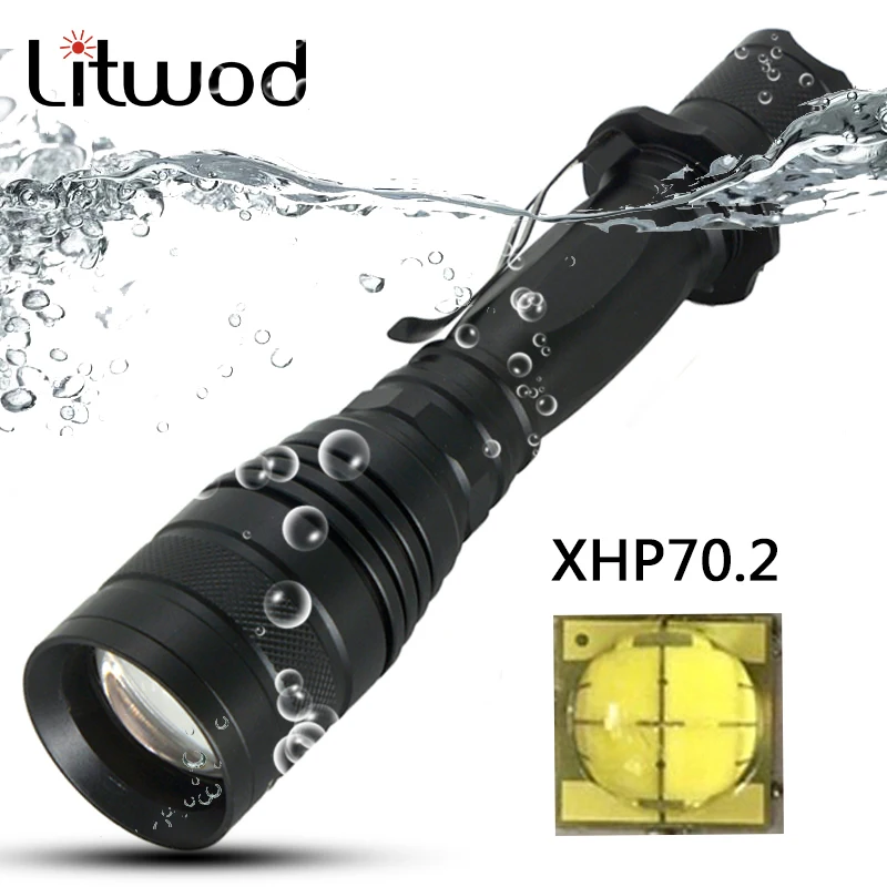 Z30Litwod P75 Новое поступление оригинальный CREE XLamp XHP70.2 32 Вт 3200 лм Мощный тактический