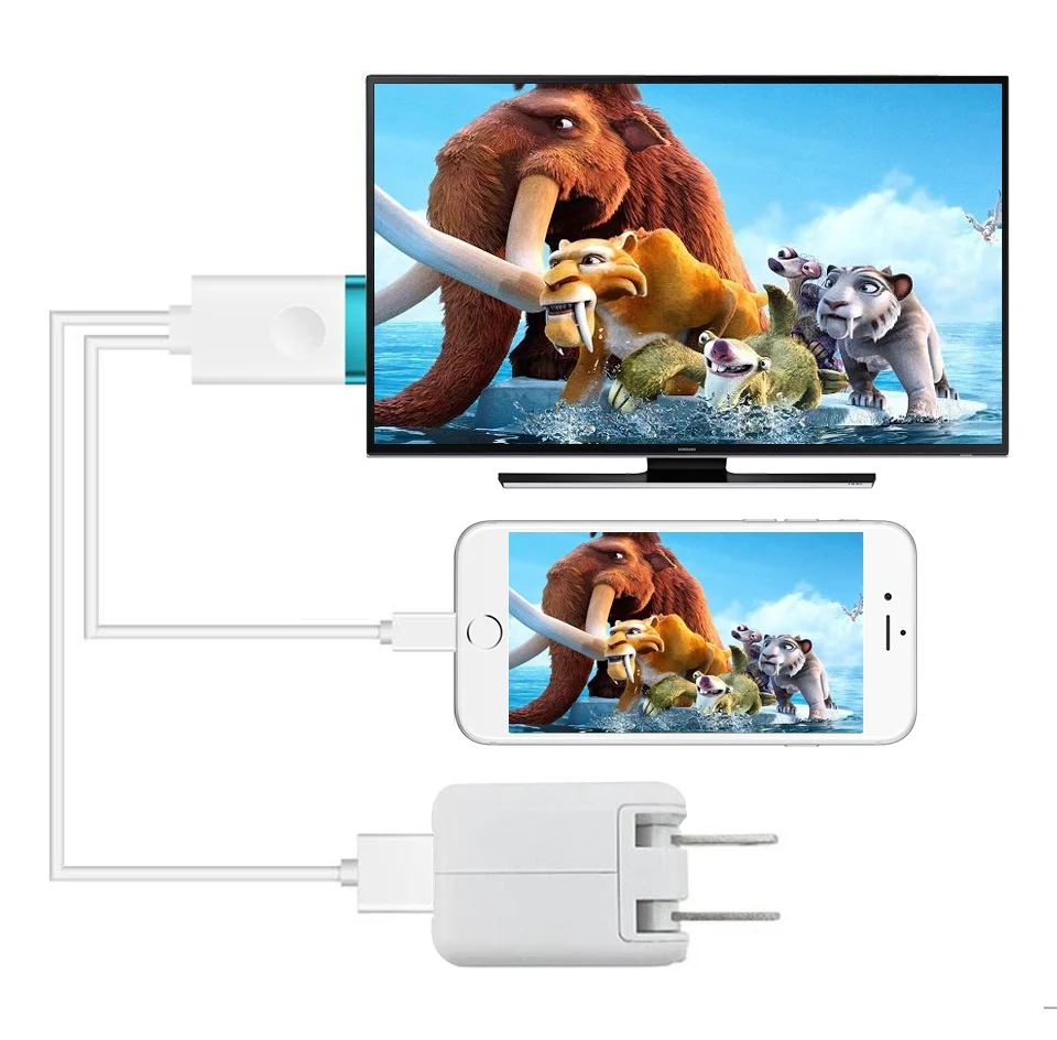 PULIERDE LD8 зеркального отображения кабель ТВ палкого ключа быстро 1080 P Full-HD HDMI USB работает для IOS смарт-телефон PK M2 ТВ палка G2 ТВ палка
