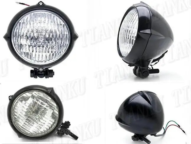 Motorcycle Headlight Retro For Yamaha VStar 400 650 1100 1300 Virago Xv 250 535 750 Road Star Custom Chopper Cruisers |