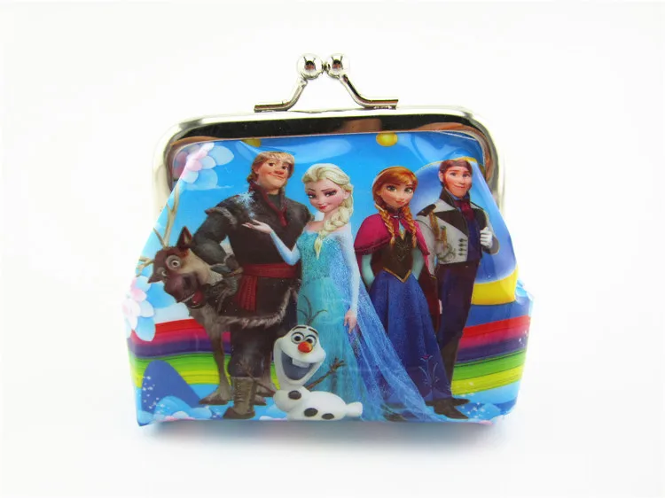 1pcDisney Мультфильм Дети Замороженные портмоне Эльза оболочки сумка девочка подарок на день рождения пакет кукла аксессуары косметическая игрушка сумка для хранения