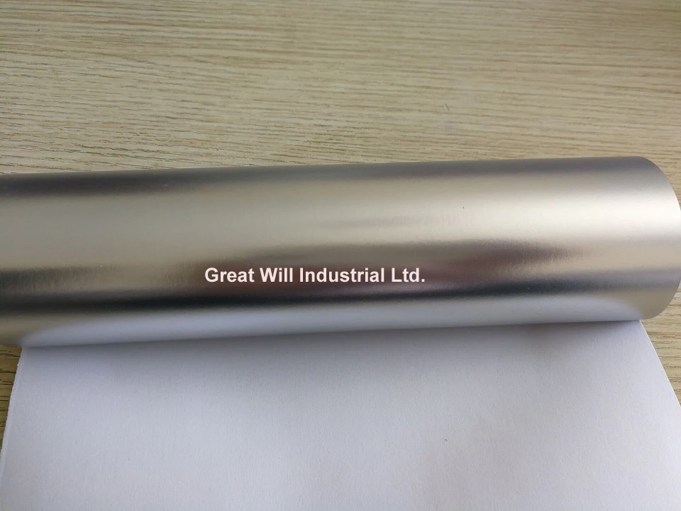 2018 Серебряная Хромовая матовая виниловая пленка серебряная Автомобильная