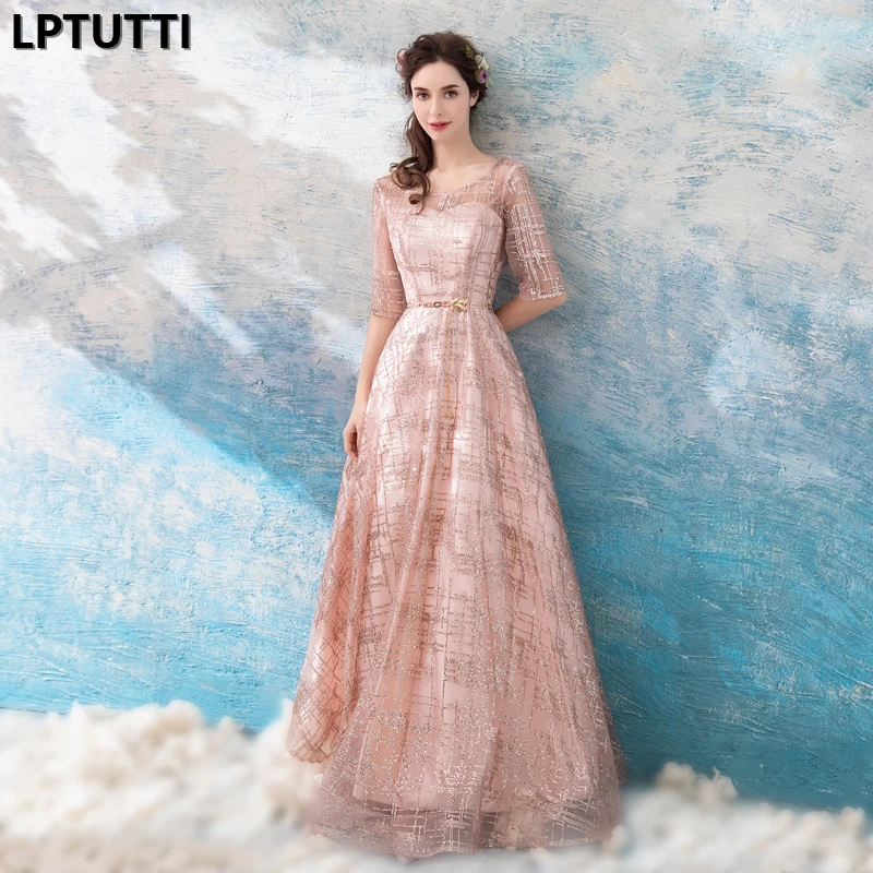 LPTUTTI блестки новинка для женщин элегантное платье свидания торжества вечеринки