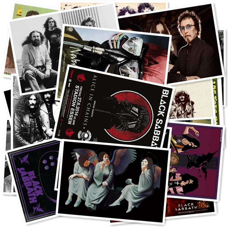 B1-2# BLACK SABBATH Классическая серия стикеров 20/шт ПВХ художественная коллекция рукоделия Подарочная настенная дизайнерская наклейка граффити