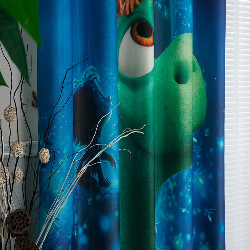 Выполненная на заказ 2х люверсов оконная драпировка занавеска для детской