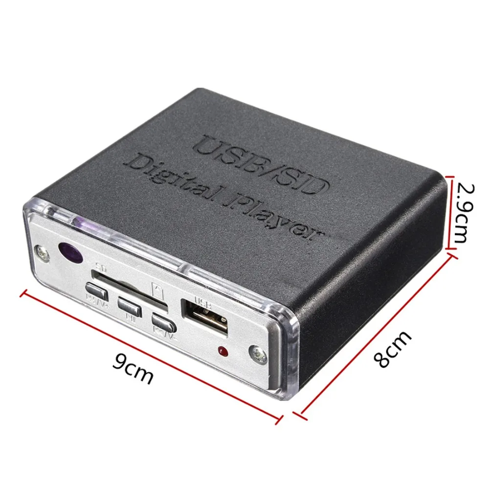 Мини усилитель мощности для автомобиля и мотоцикла 12 В USB / SD|mp3 player apple ipod|mp3 bestbuymp3