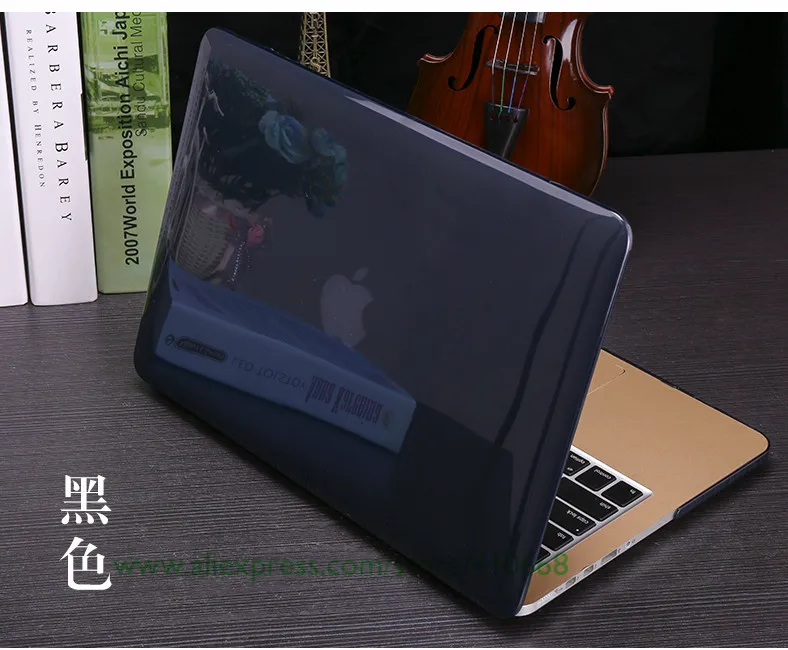 Чехол 3 в 1 для MacBook 11 12 13 15 Retina прозрачный чехол ноутбука Apple Air 6 дюйма новый Pro Touch Bar