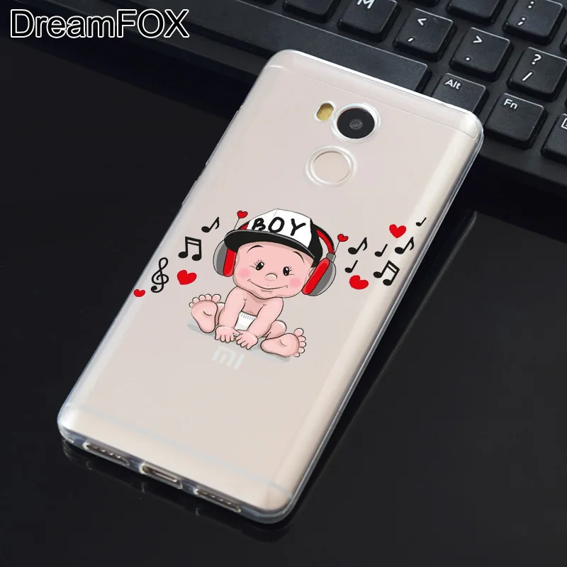 DREAMFOX M232 отличная мать прекрасный ребенок Мягкий ТПУ силиконовый чехол для Xiaomi Redmi