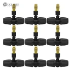 MUCIAKIE 50 шт. латунная насадка для разбрызгивания с тройником 811 мм распылитель охлаждающий полив орошение сада шланг 38 дюйма