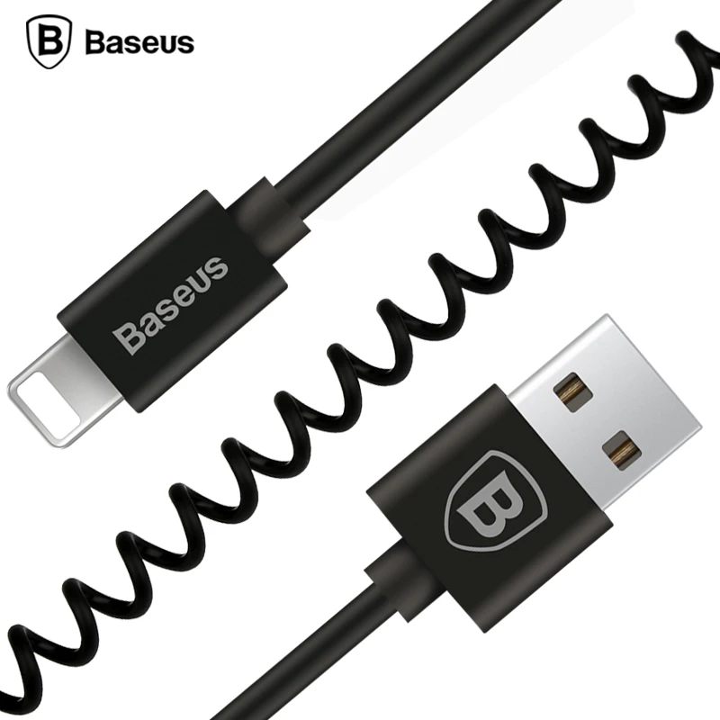 Гибкий эластичный 8 контактный USB 2 0 кабель Baseus для синхронизации данных и зарядки