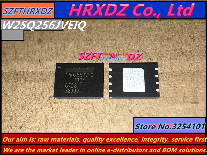 SZFTHRXDZ 100% Новый оригинальный 10 шт. W25Q128FVEIG W25Q128JVEIQ W25Q256FVEIM W25Q256JVEIQ WSON8 | Обустройство