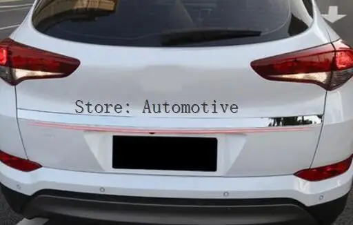 Для Hyundai Tucson TL 2015 2016 2017 хром задний багажник крышка багажника отделка задней