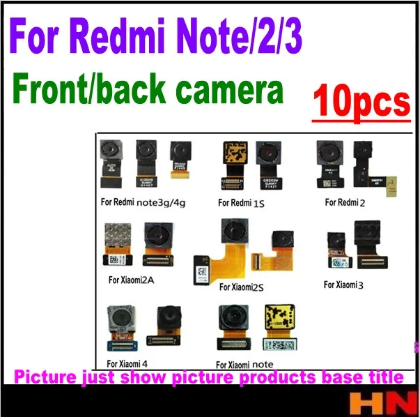 10 шт. оптовая продажа для Redmi Note 2 3 Передняя маленькая задняя камера Модуль задней