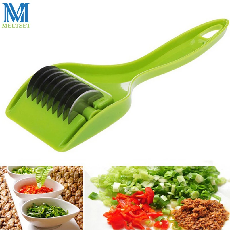 Лезвие из нержавеющей стали нож для петрушки измельчитель овощей Кухонные