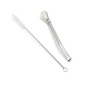 2 шт. = 1 комплект чайных фильтров, трубочка для питья из нержавеющей стали, ручной работы, с тыквой и щеткой