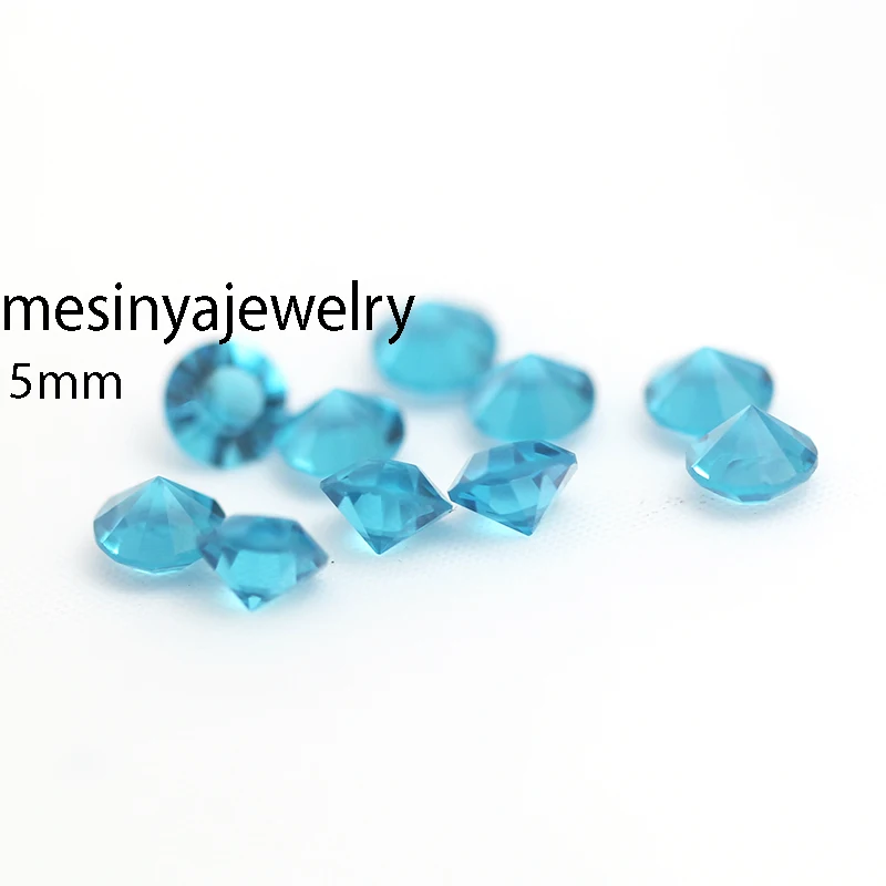 

10pcs 5mm December blue rhinestone birthstone floating charms for glass locket Min amount $15 per order mixed items,FC-1