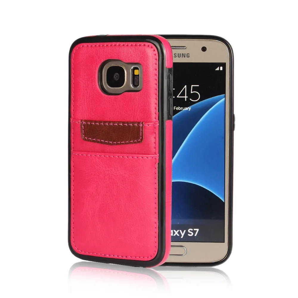 Для Samsung Galaxy S7/S6 g920 Crazy Horse Пояса из натуральной кожи карман телефон сумка чехол для