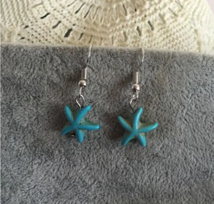 Комплект из серег и ожерелья в стиле ретро панк готика морская звезда|fashion jewelry