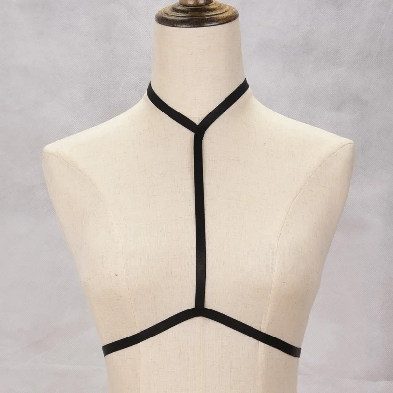 Женский бюстгальтер на бретельках летний Эротический с вырезами|harness bra|women body