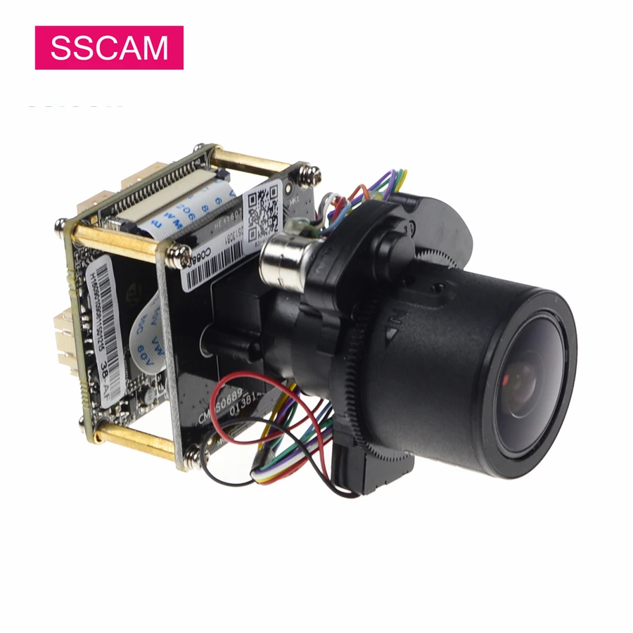 4 мегапиксельная вариофокальная IP камера ONVIF с высоким разрешением Hi3518D + OV4689 4x Zoom