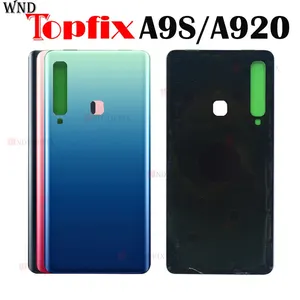 Задняя крышка батарейного отсека 6,3 дюйма для SAMSUNG Galaxy A9 2018, задний стеклянный корпус, Сменный Чехол для SAMSUNG A920, Крышка батарейного отсека, стекло A9S