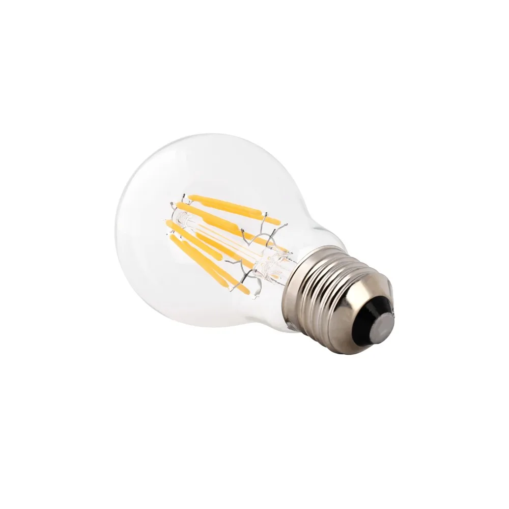 E12 E27 E14 затемнения G45 A60 типа Свеча) 2 Вт 4 6 8 светодиодный лампы светильник Edison Ретро