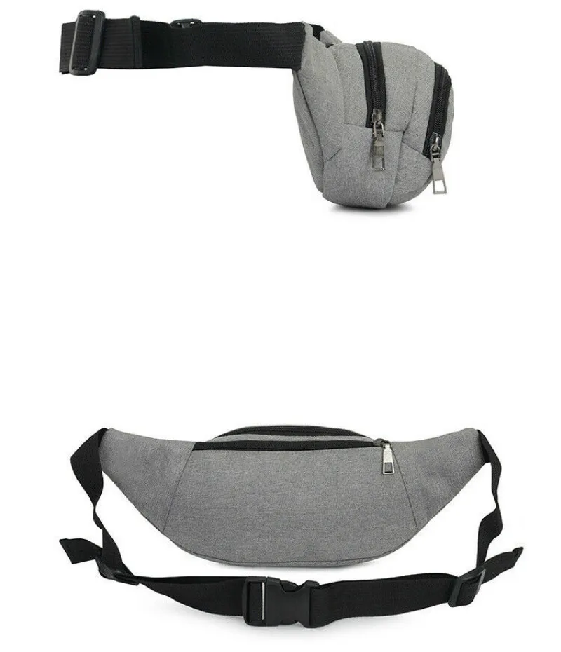 Fanny pack повседневное Спорт на открытом воздухе поясная сумка для мужчин's женщин Универсальный pochete бег груди мешок+ отверстие для наушников