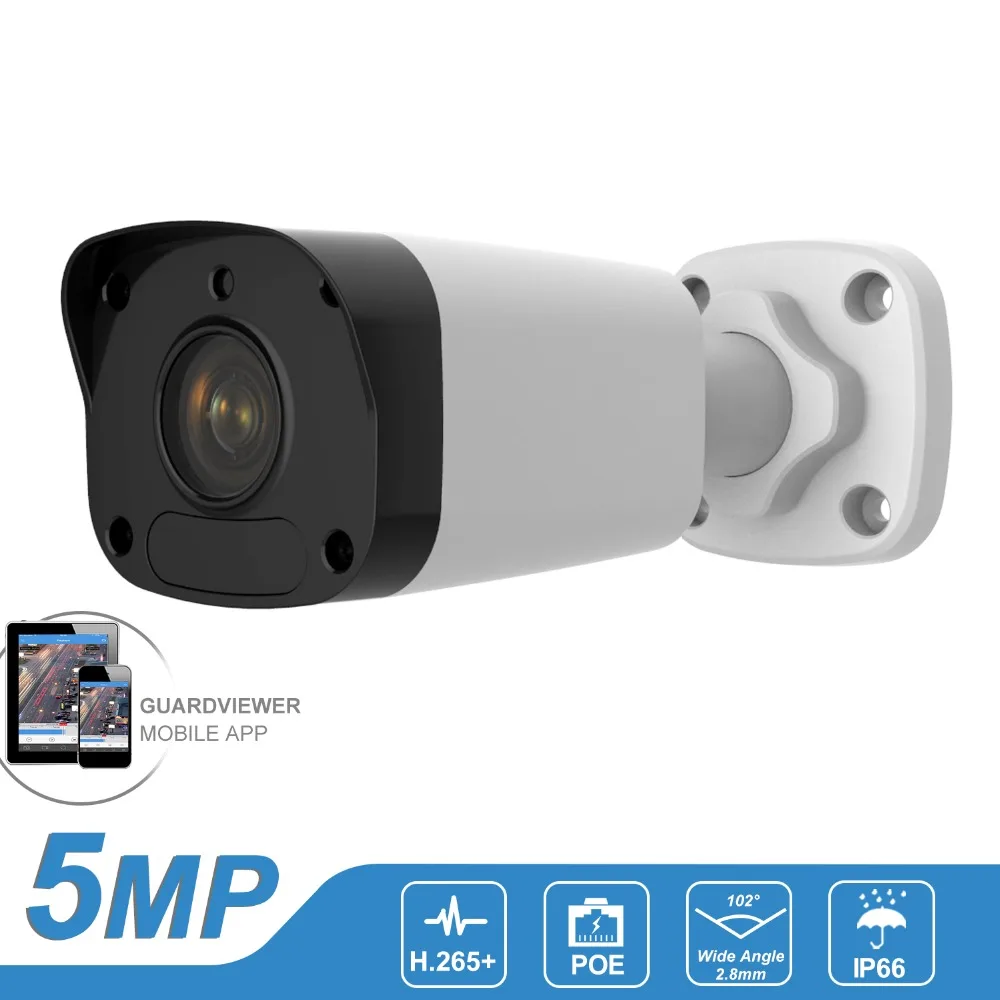 Play& Play 4CH POE NVR KIT H.265 4 канала видео наблюдения CCTV Камера Системы открытый 2 шт. 5MP POE IP пуля IP Камера