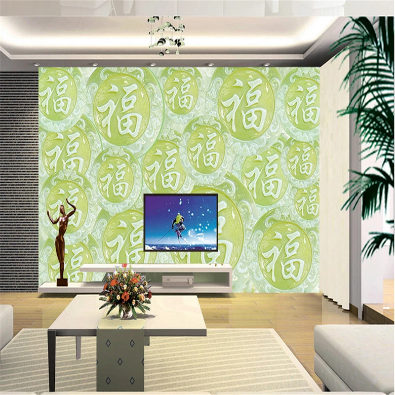 3D Relief Jade Wallpapers for Walls Modern Wall Murals Photo Bedroom Living Room Background Painting | Обустройство дома