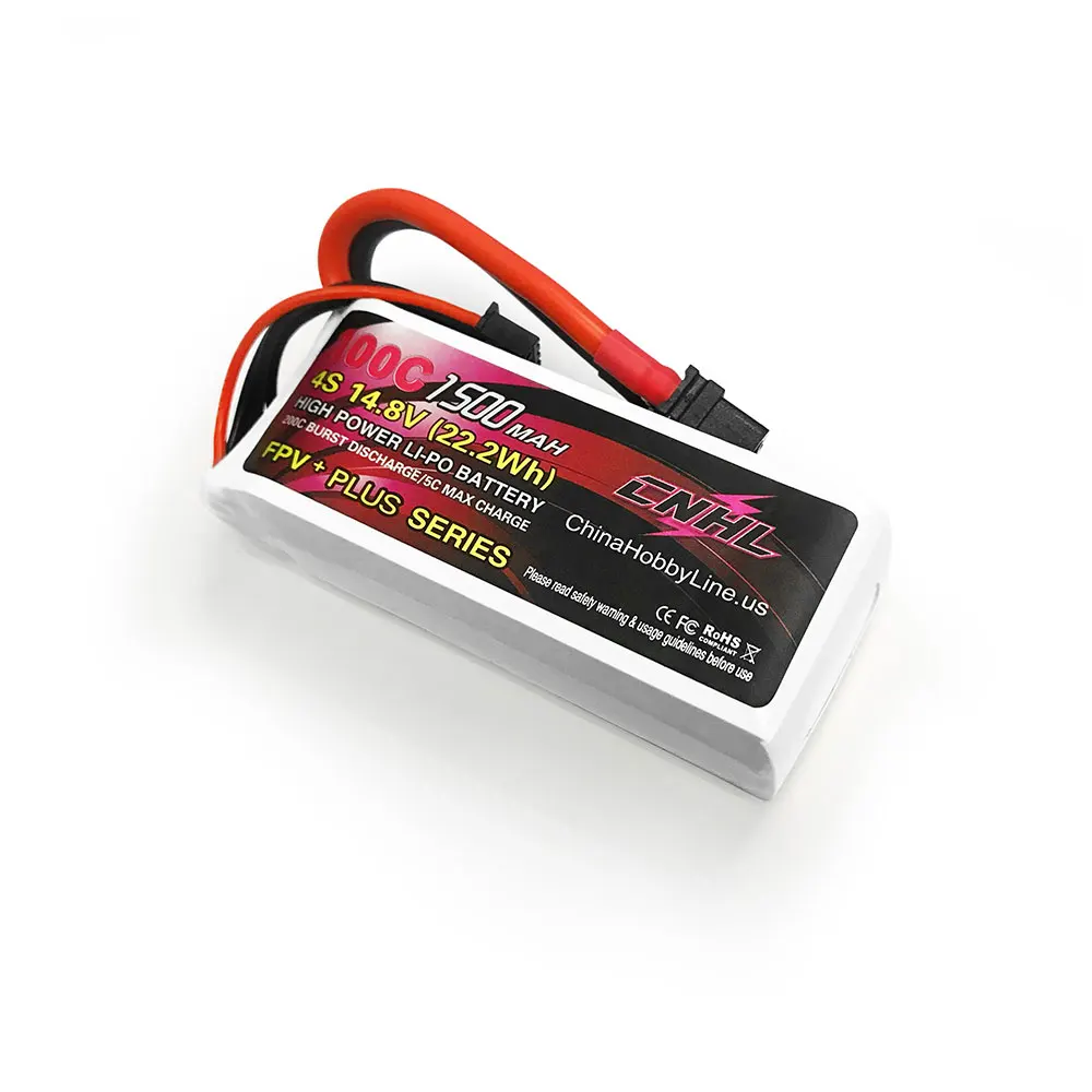 2 единицы CNHL 14 8 V зарядное устройство 1500 mAh 4S Lipo 100C пакет lipo с XT60 вилкой для RC