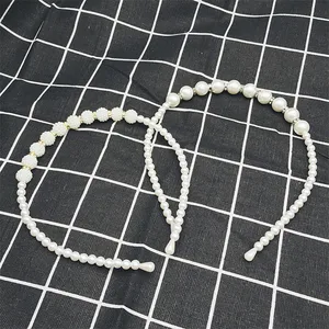 Повязка на голову женская, с жемчугом, для стразы, 1 шт.