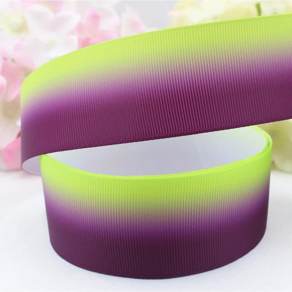 16724 11 38 мм градиентные цвета печатная корсажная лента дизайн упаковки DIY