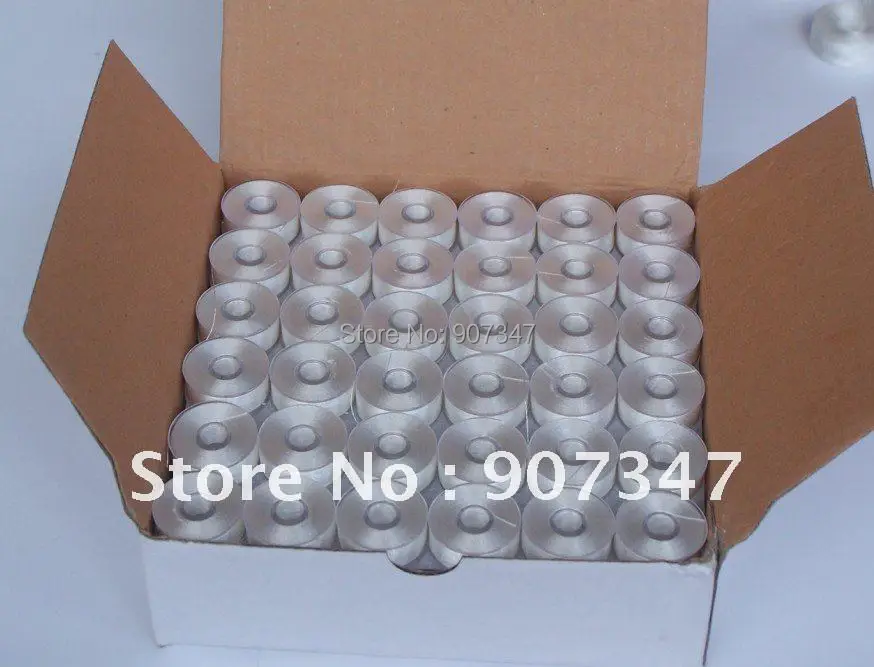 

144 style L PLASTIC PREWOUND EMBROIDERY bobbins for most embroidery machine