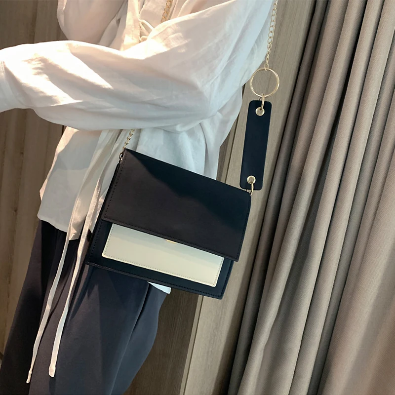 Youda модные матовые женские чехол Ретро украшения цепи женская сумка простой шить