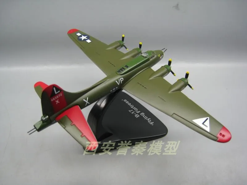 ATLAS 1/144 масштаб USAF B-17 летающая крепость бомбардировщик литой металлический военный самолет модель игрушки для коллекции, подарок, дети