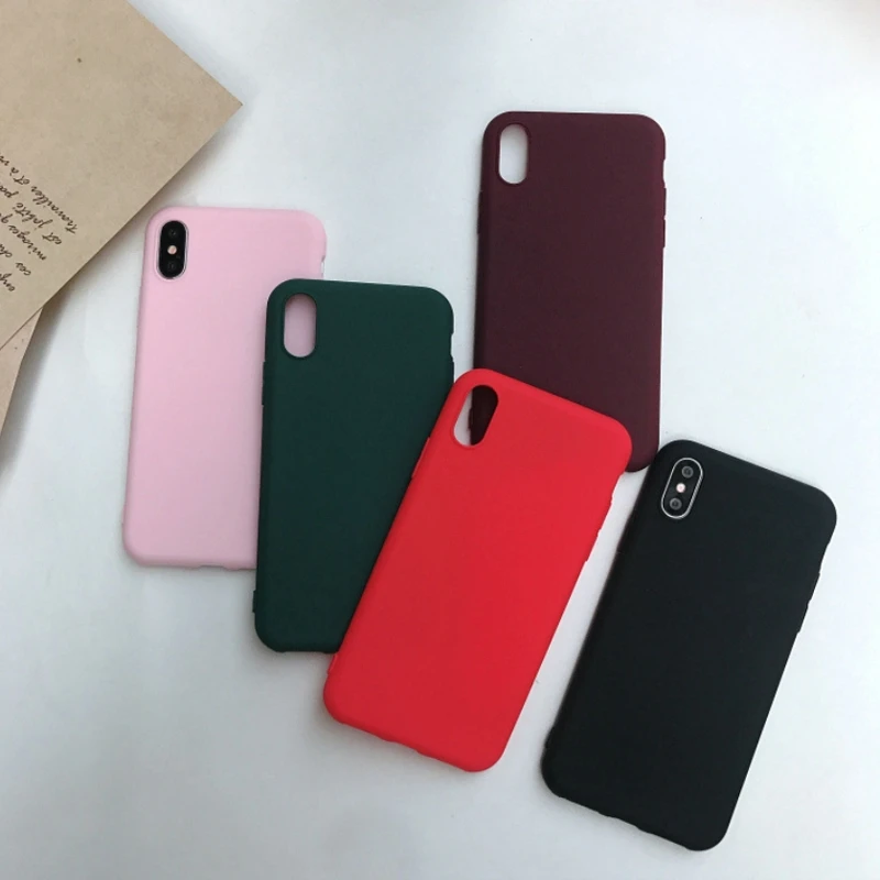 For iphone 8 plus case luxury for women brand soft colorful capas carcasa Iphone 6 s 6s 7 x xs max phone accessories |