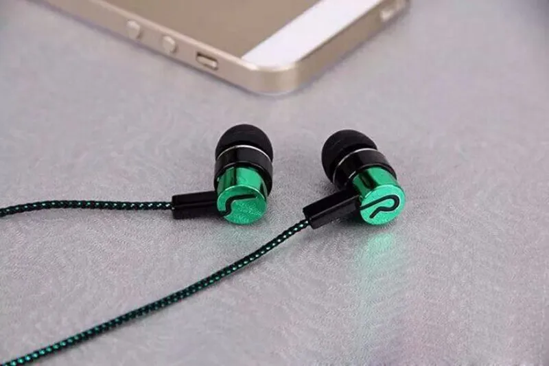 MP3/mp4 тросы наушники плетеный стерео наушники металлические наушники для iphone для samsung для xiaomi huawei всех мобильных телефонов ПК