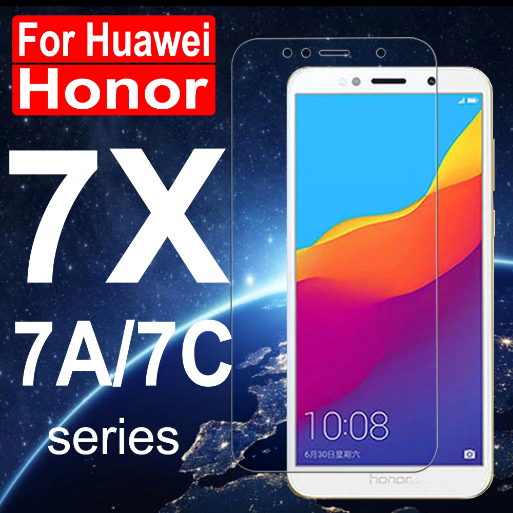 Защитное стекло Honer 7x для Huawei Honor 7a 7c Pro защита экрана 7 X C A X7 C7 A7 закаленное на Honor7x