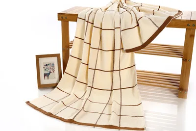 Новое банное полотенце в шотландскую клетку брендовые полотенца взрослая