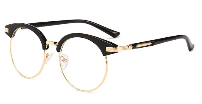 Индивидуальные очки по рецепту женские с большой оправой круглые для