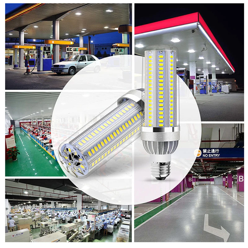 E27 LED Corn Bulb 6000K SMD 5730 E26 Light 25 35 50 54W Led Chandelier Spotlight For Home Lighting Decoration | Лампы и освещение